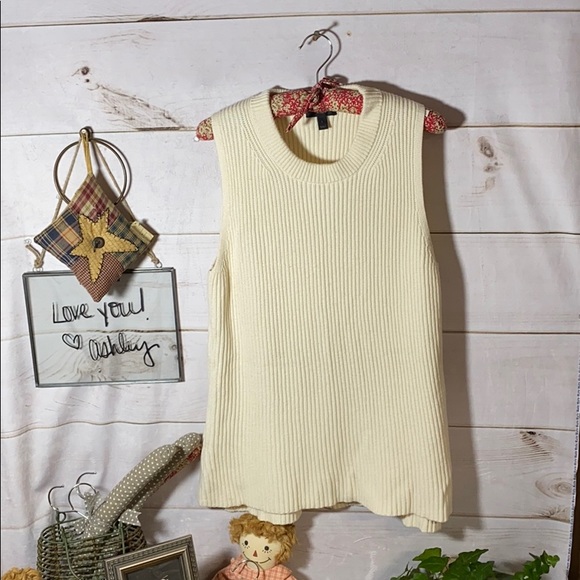 J. Crew Tops - J Crew; Crew Neck Sweater Vest; Top; L